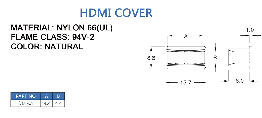 Plug cap DMI-01